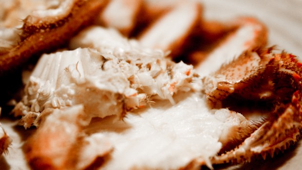 Hokkaido`s savory "kegani" -- hairy crab