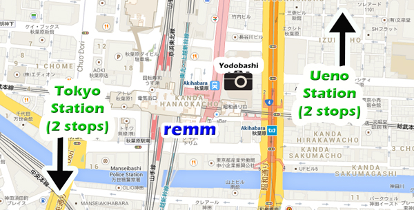 Japan-hotels-tokyo-remm-akihabara-map